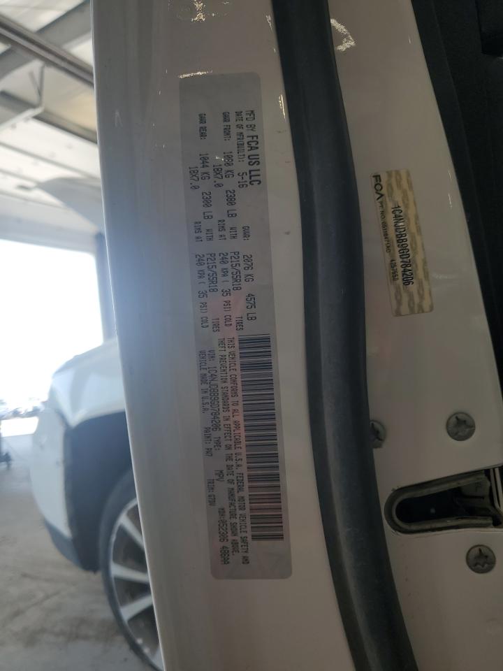 2016 Jeep Compass Sport VIN: 1C4NJDBB9GD784206 Lot: 64403135