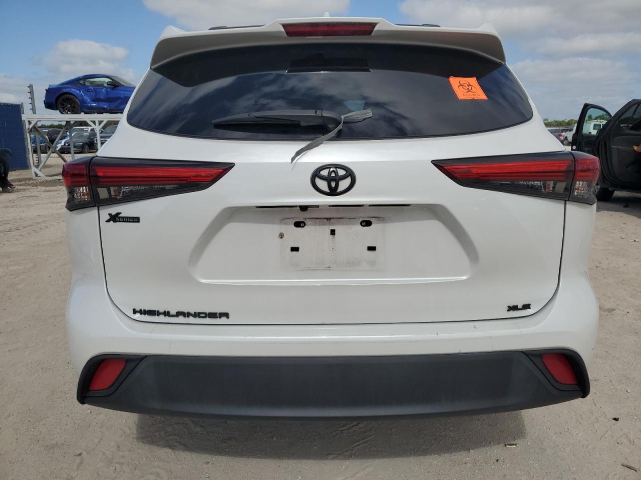 2022 Toyota Highlander Xle VIN: 5TDGZRAH9NS560617 Lot: 66603895