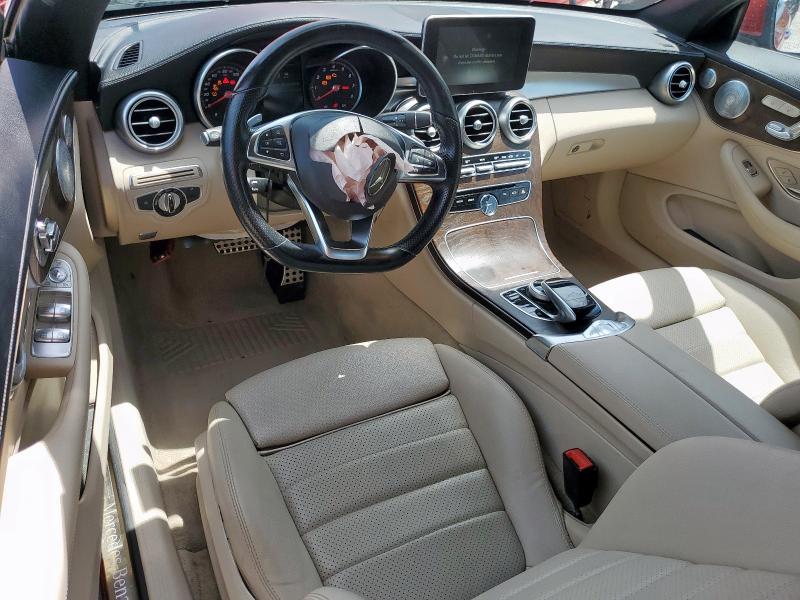  MERCEDES-BENZ C-CLASS 2017 Красный