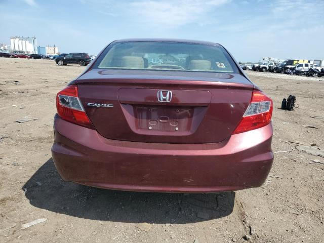  HONDA CIVIC 2012 Czerwony