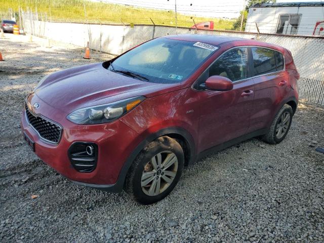 Parquets KIA SPORTAGE 2017 Czerwony
