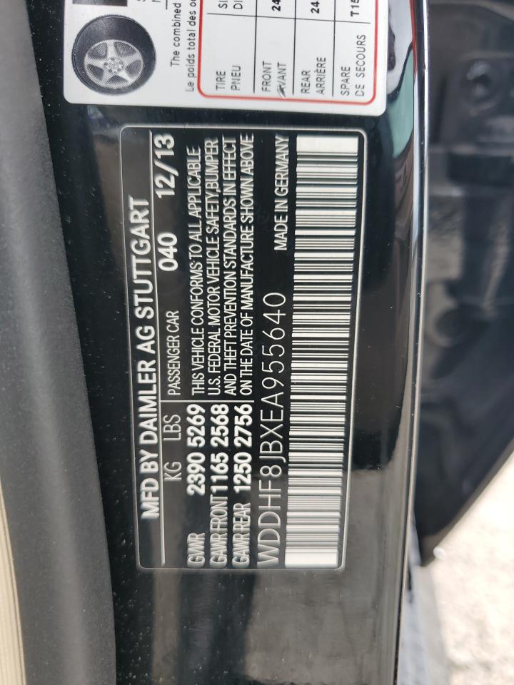 2014 Mercedes-Benz E 350 4Matic VIN: WDDHF8JBXEA955640 Lot: 63377885