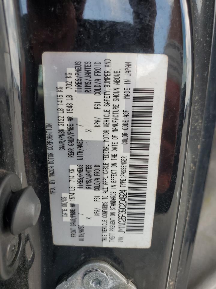 2009 Mazda Mx-5 Miata VIN: JM1NC26F390204924 Lot: 63492955