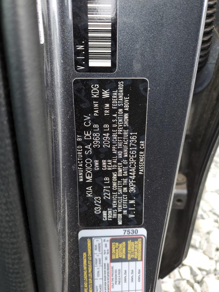 2023 Kia Forte Gt VIN: 3KPF44AC3PE617361 Lot: 65472045