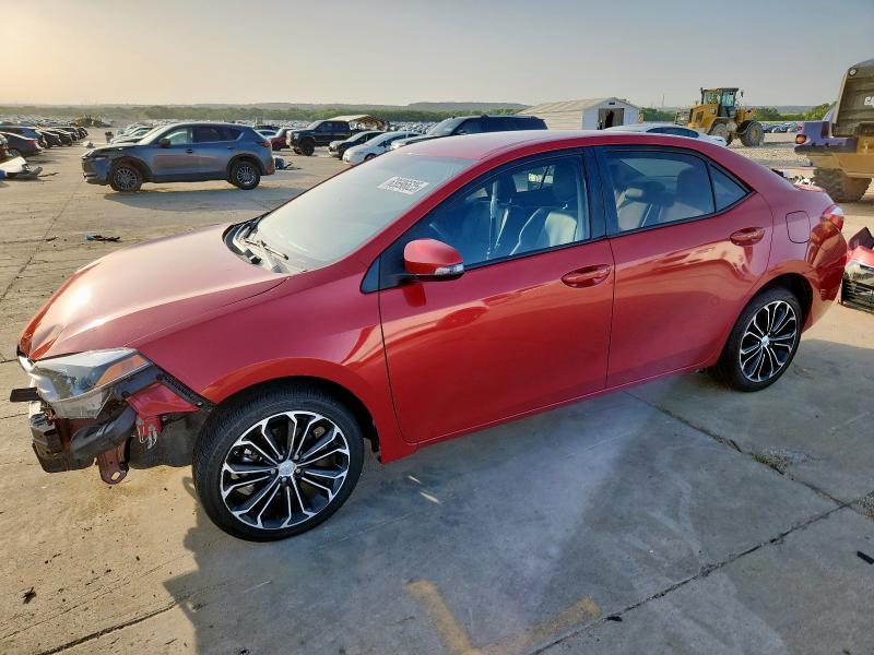  TOYOTA COROLLA 2014 Czerwony