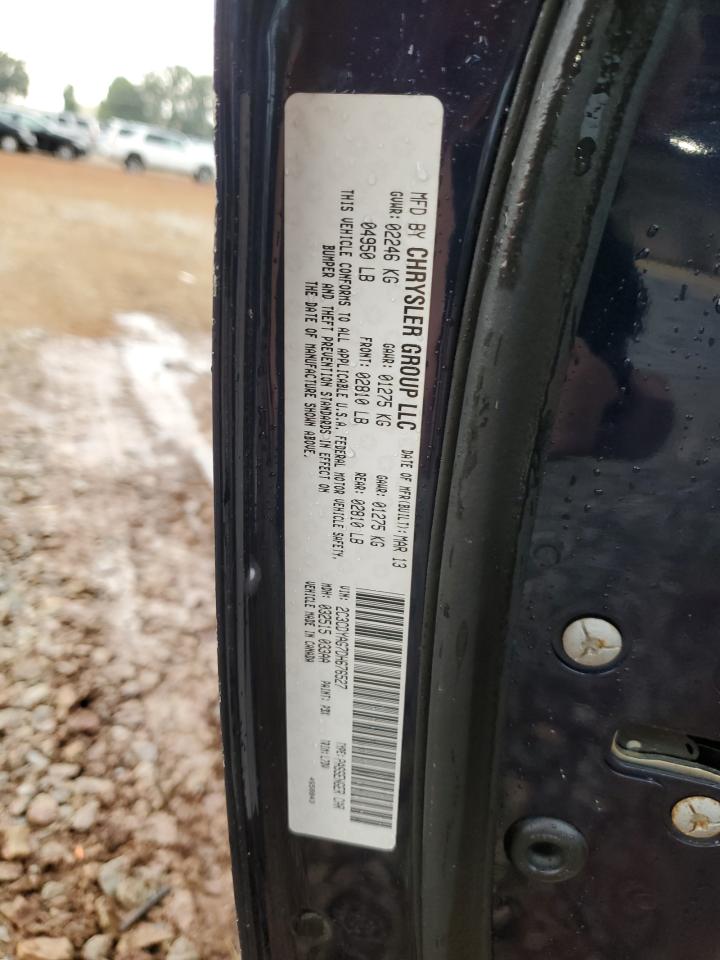 2013 Dodge Challenger Sxt VIN: 2C3CDYAG7DH676527 Lot: 66930415