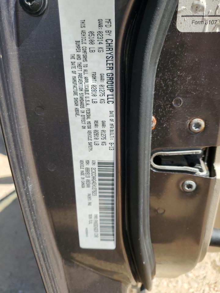 2014 Chrysler 300 VIN: 2C3CCAAG4EH127623 Lot: 66807235