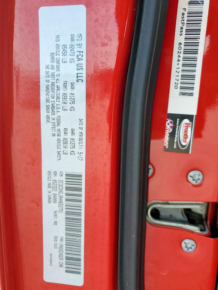 2017 Dodge Charger R/T 392 VIN: 2C3CDXGJ9HH652751 Lot: 66101775