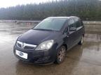 2012 VAUXHALL ZAFIRA DES for sale at Copart WHITBURN