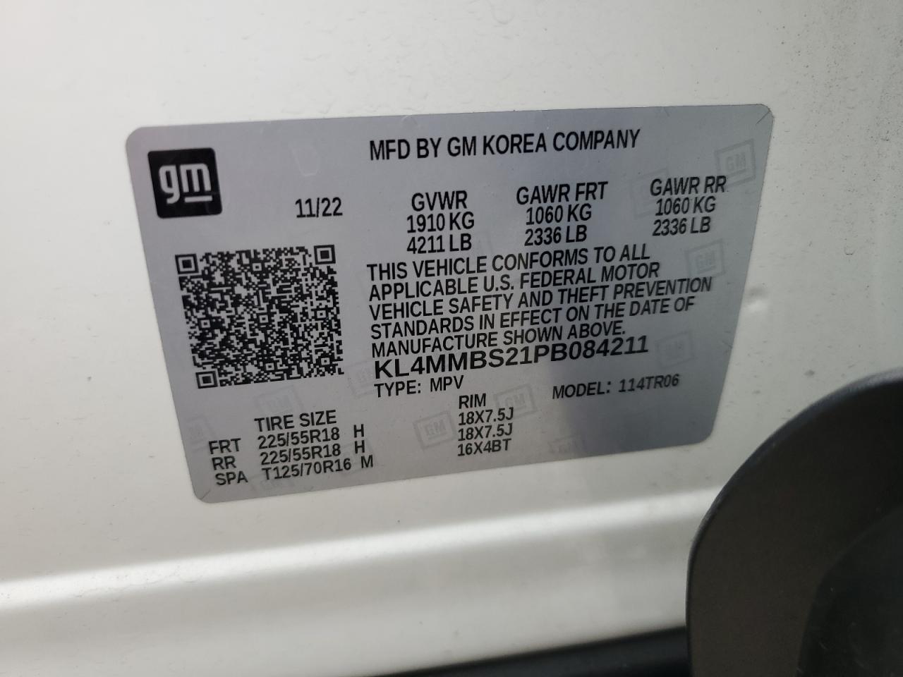 2023 Buick Encore Gx Preferred VIN: KL4MMBS21PB084211 Lot: 64824685