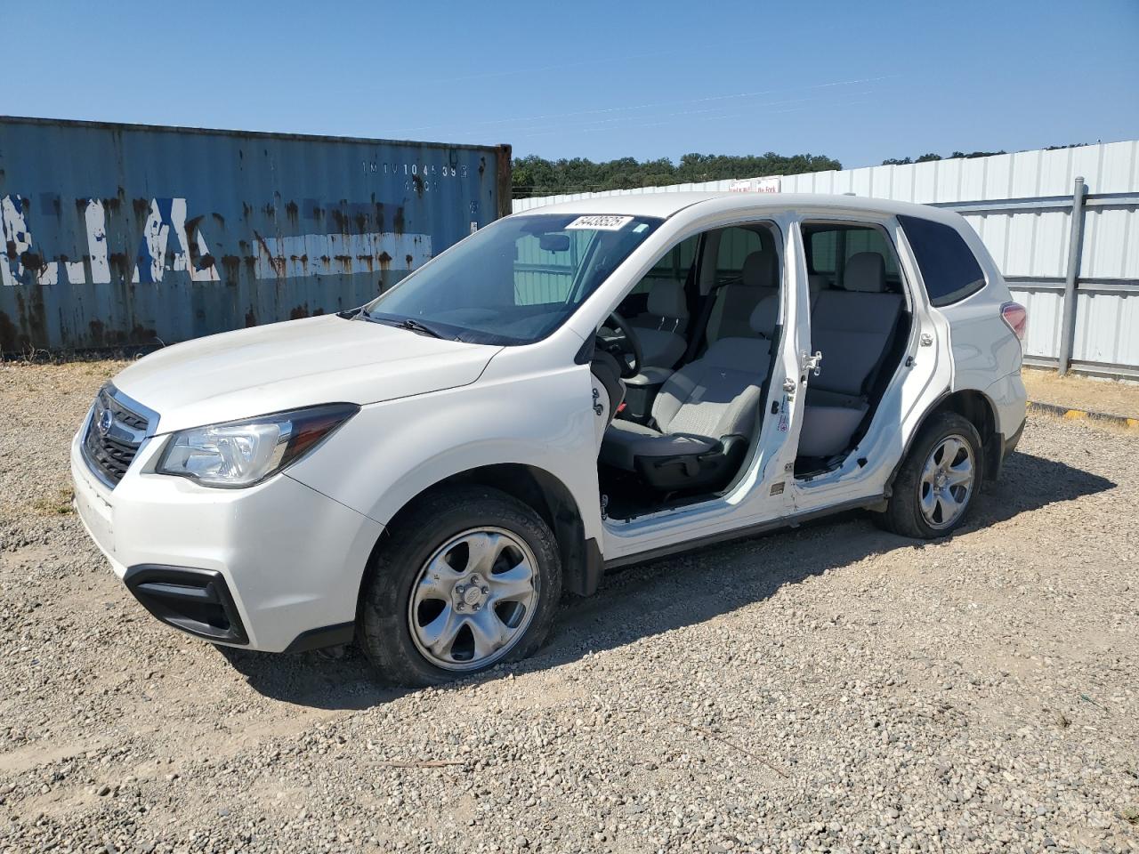 2018 Subaru Forester 2.5I white null gas JF2SJAAC4JG569691 photo #1