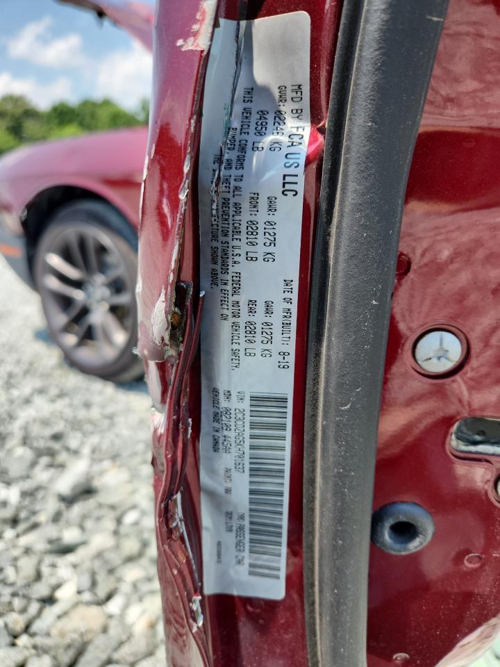 2019 Dodge Challenger Sxt VIN: 2C3CDZAG5KH701637 Lot: 64077795