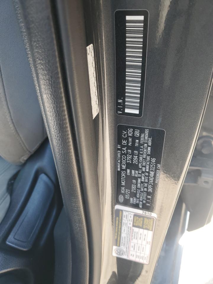 2021 Kia Forte Fe VIN: 3KPF24AD4ME325146 Lot: 63085935