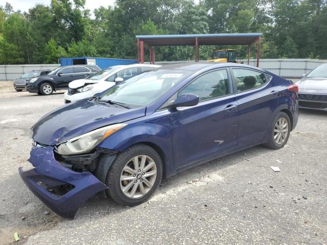  HYUNDAI ELANTRA 2014 Granatowy