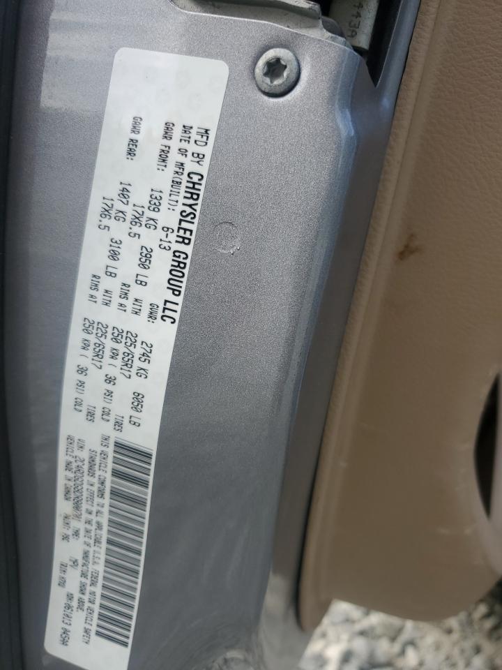 2013 Dodge Grand Caravan Crew VIN: 2C4RDGDG8DR800701 Lot: 64766325