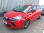2016 VAUXHALL ZAFIRA TOU for sale at Copart PETERLEE