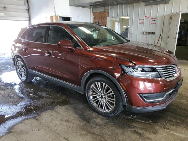  LINCOLN MKX 2016 Czerwony