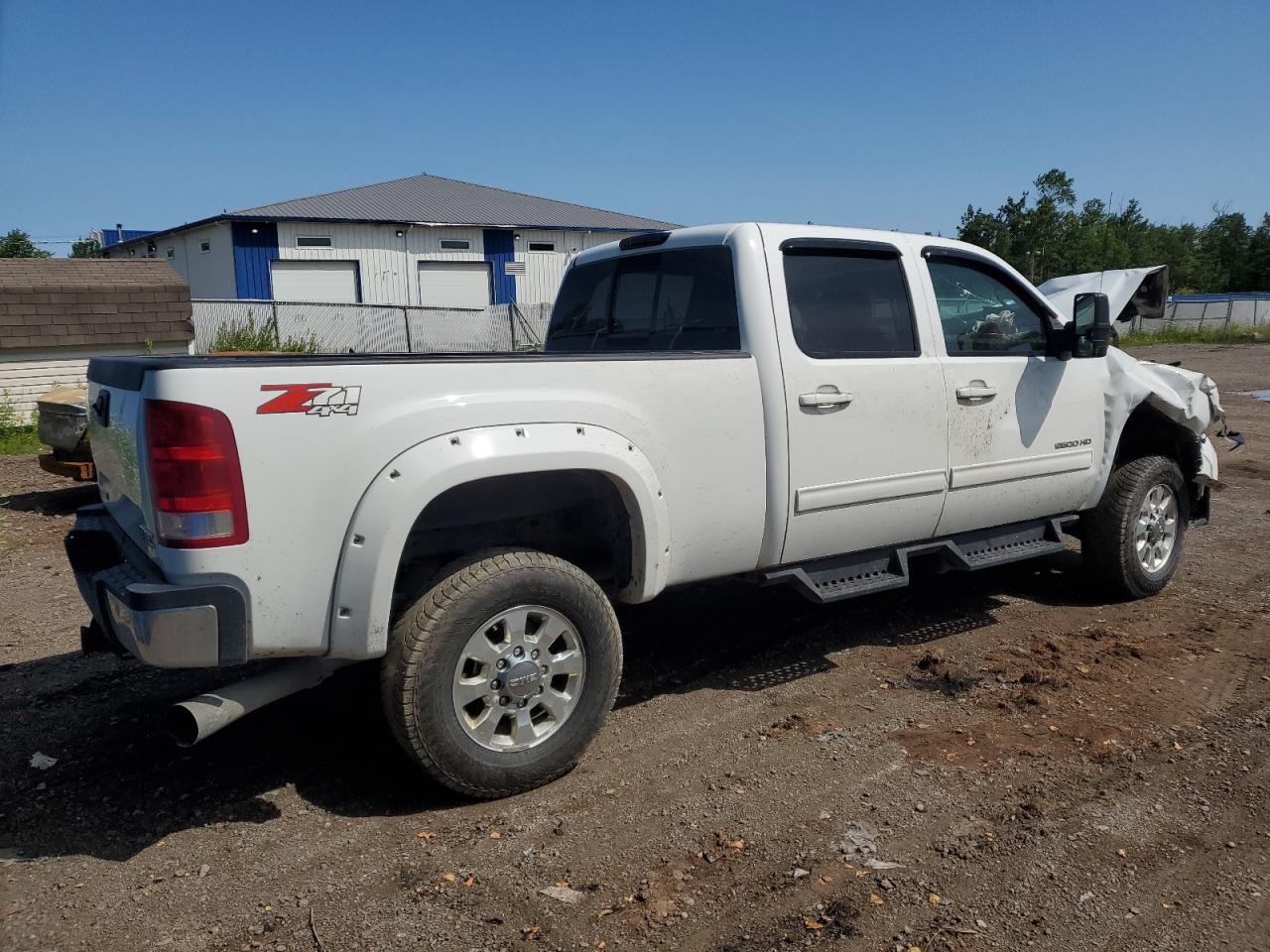 2014 GMC Sierra K2500 Slt white null diesel 1GT121E83EF139854 photo #4
