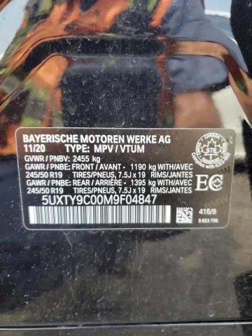 2021 BMW X3 XDRIVEM40I  