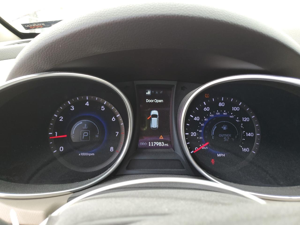 2013 Hyundai Santa Fe Sport VIN: 5XYZU3LB0DG095251 Lot: 65539155