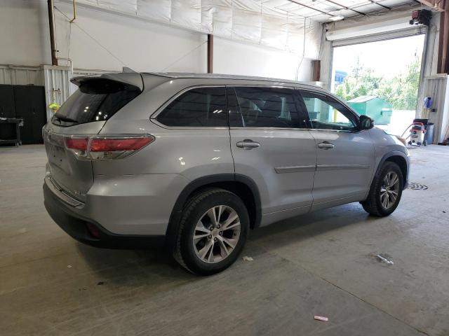  TOYOTA HIGHLANDER 2015 Srebrny