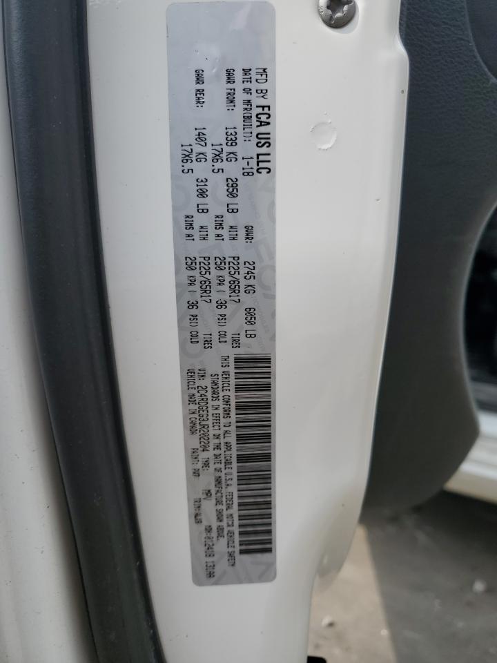 2018 Dodge Grand Caravan Gt VIN: 2C4RDGEG3JR202204 Lot: 67052565