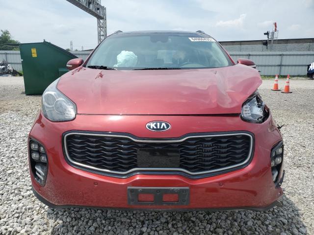  KIA SPORTAGE 2018 Красный
