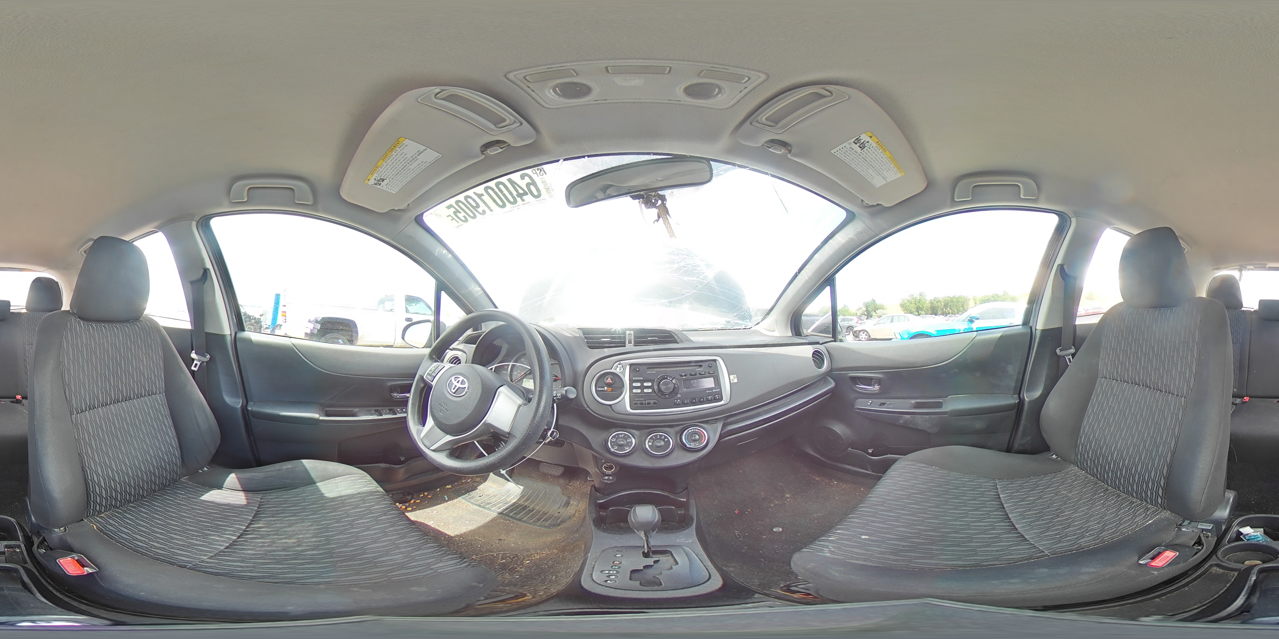 2014 Toyota Yaris VIN: VNKKTUD32EA007858 Lot: 64001905