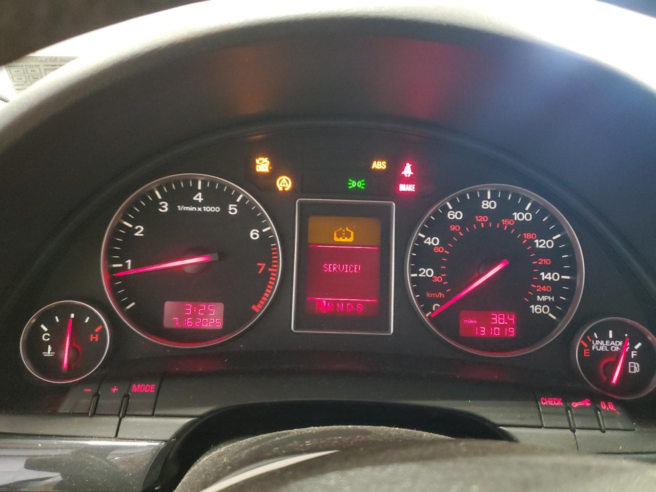 2003 Audi A4 1.8T Quattro VIN: WAULC68E83A338331 Lot: 64796565