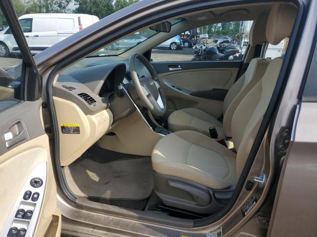  HYUNDAI ACCENT 2014 tan