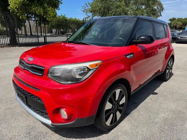  KIA SOUL 2018 Czerwony