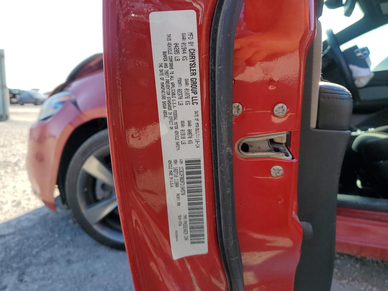 2015 Dodge Dart Sxt VIN: 1C3CDFBB3FD194578 Lot: 63862305