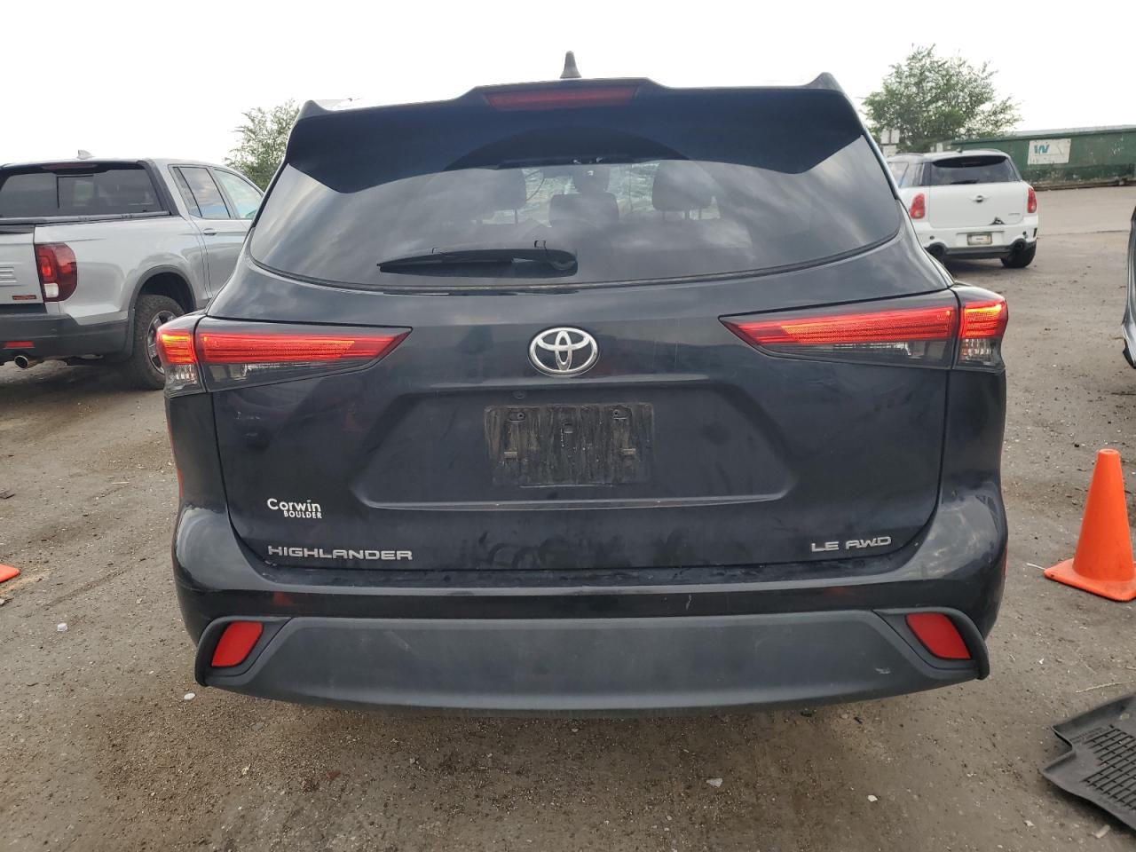 2022 Toyota Highlander L VIN: 5TDBZRBH0NS168862 Lot: 66857055