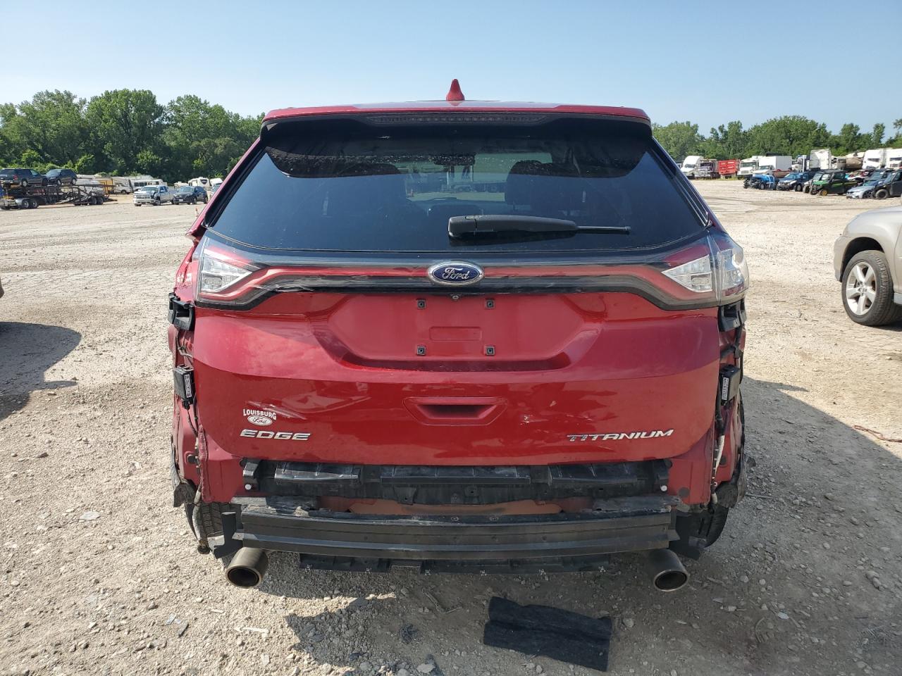 2015 Ford Edge Titanium VIN: 2FMPK3K83FBB66500 Lot: 65013965