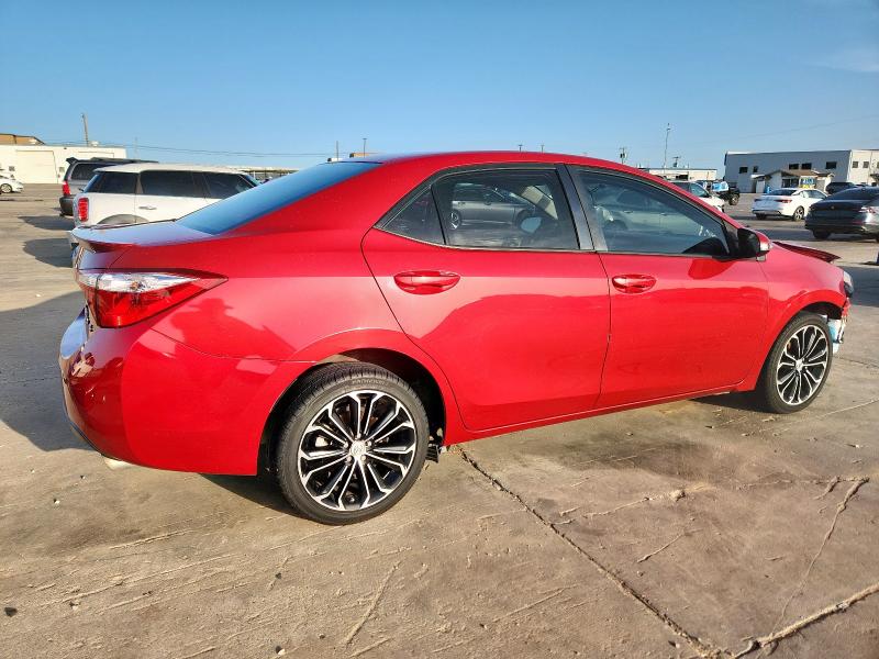  TOYOTA COROLLA 2014 Czerwony