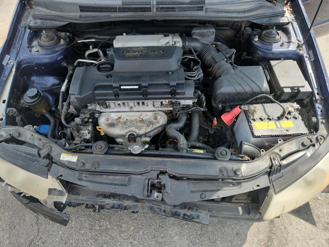 2007 Kia Spectra Ex VIN: KNAFE121775470432 Lot: 66840275