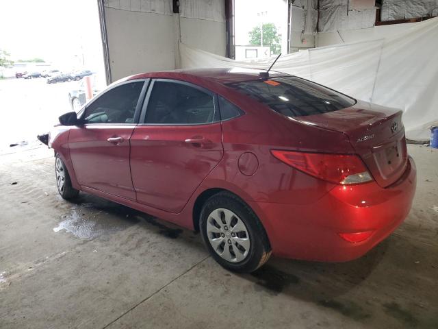  HYUNDAI ACCENT 2017 Красный