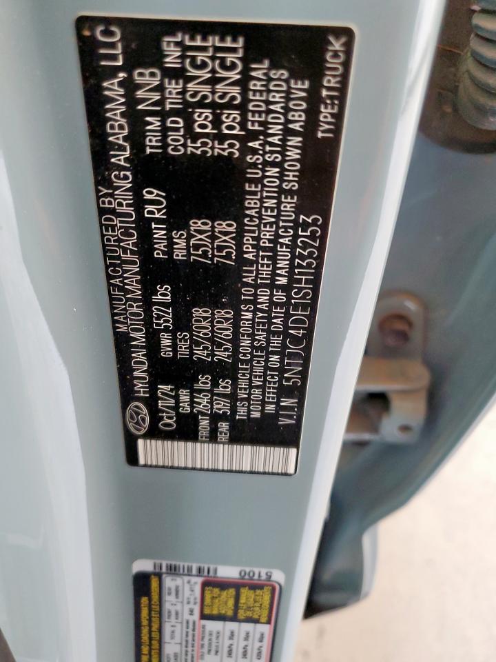 2025 Hyundai Santa Cruz Sel Activity VIN: 5NTJC4DE1SH133253 Lot: 65703075