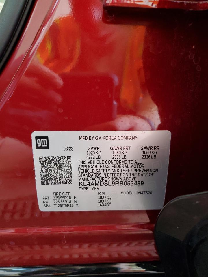 2024 Buick Encore Gx Sport Touring VIN: KL4AMDSL9RB053489 Lot: 64137885