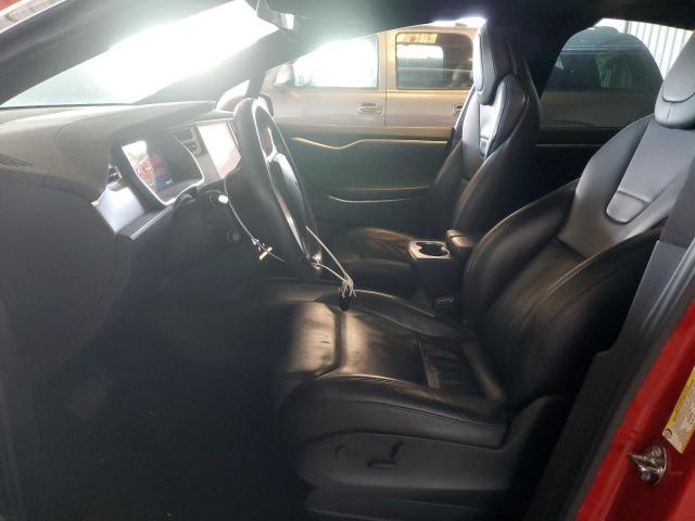  TESLA MODEL X 2017 Red