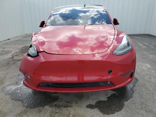  TESLA MODEL Y 2022 Czerwony