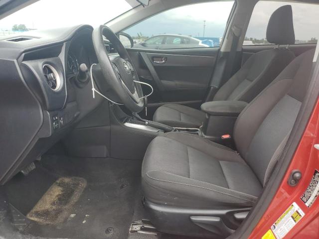  TOYOTA COROLLA 2018 Czerwony