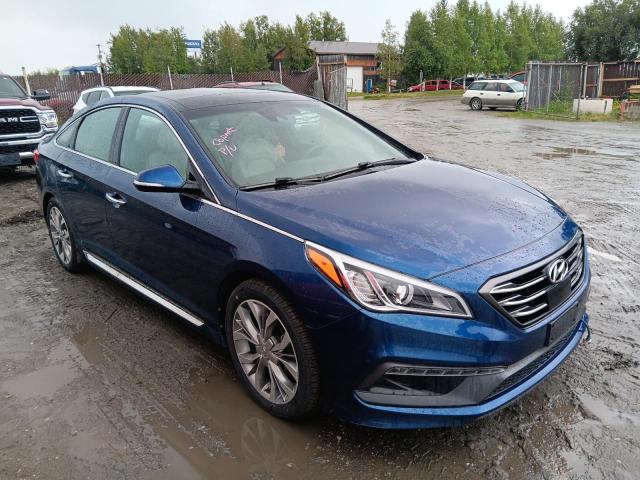 Sedans HYUNDAI SONATA 2017 Blue