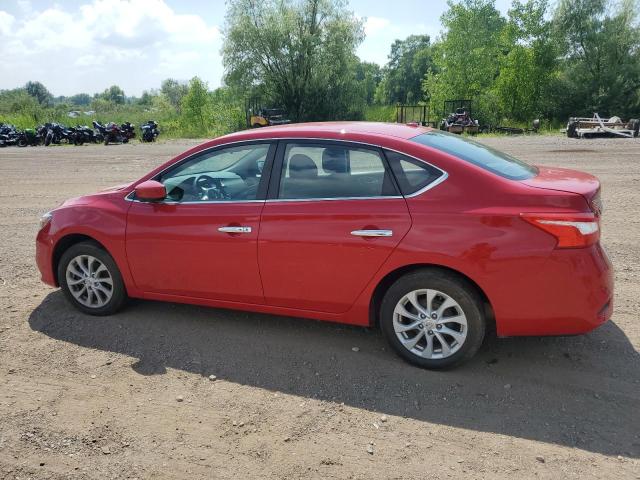  NISSAN SENTRA 2018 Красный