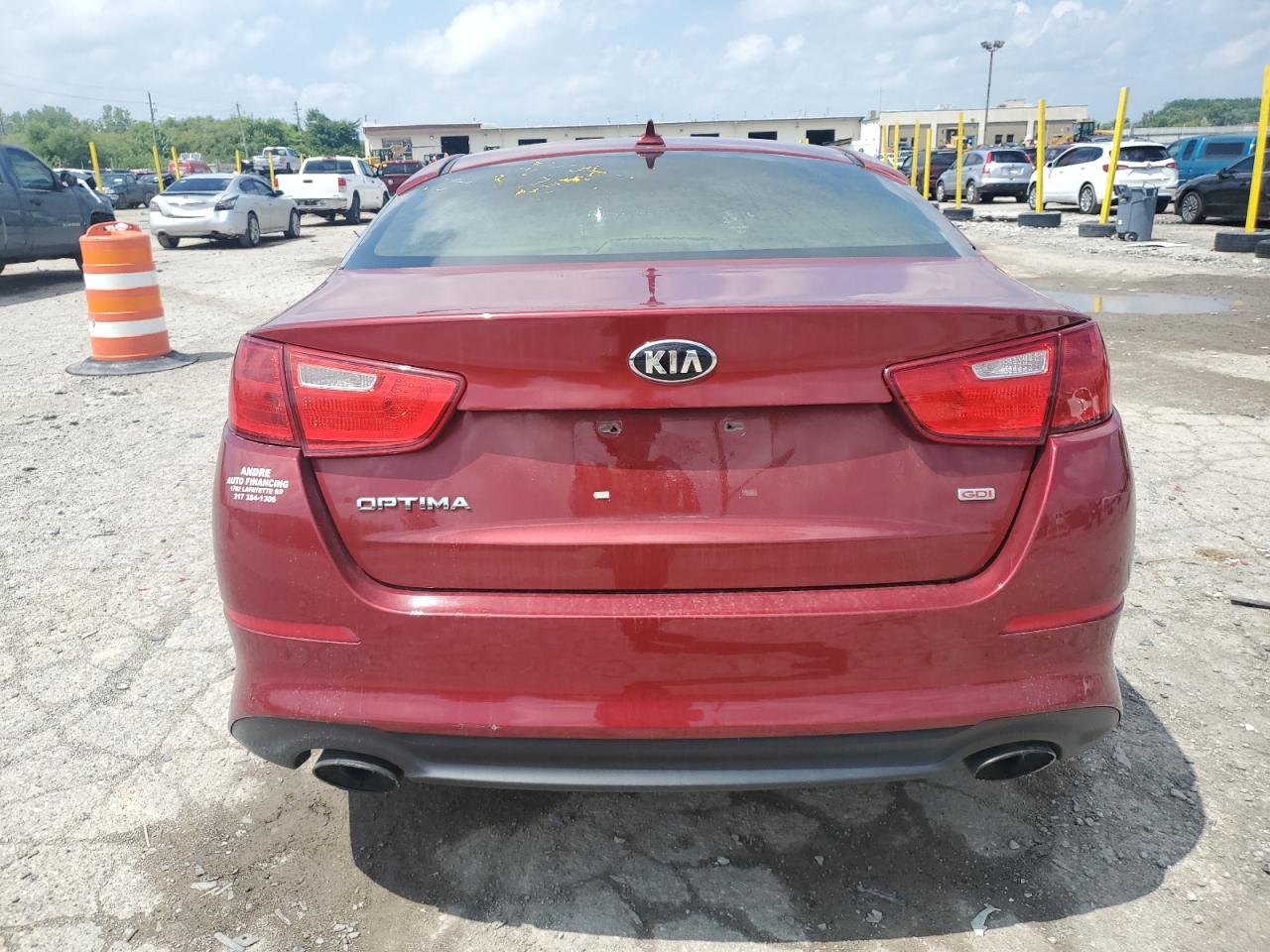 2014 Kia Optima Lx VIN: 5XXGM4A77EG300758 Lot: 64624685