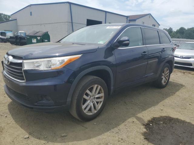 Parquets TOYOTA HIGHLANDER 2015 Blue