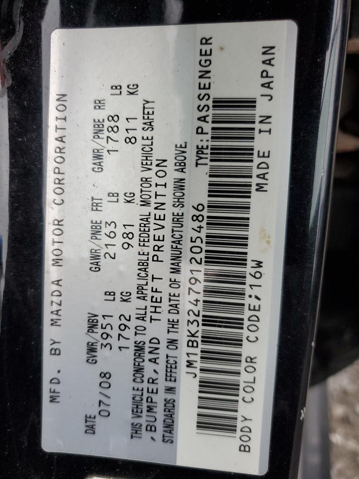 2009 Mazda 3 S VIN: JM1BK324791205486 Lot: 64883995