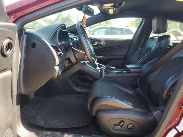  CHRYSLER 200 2016 Red