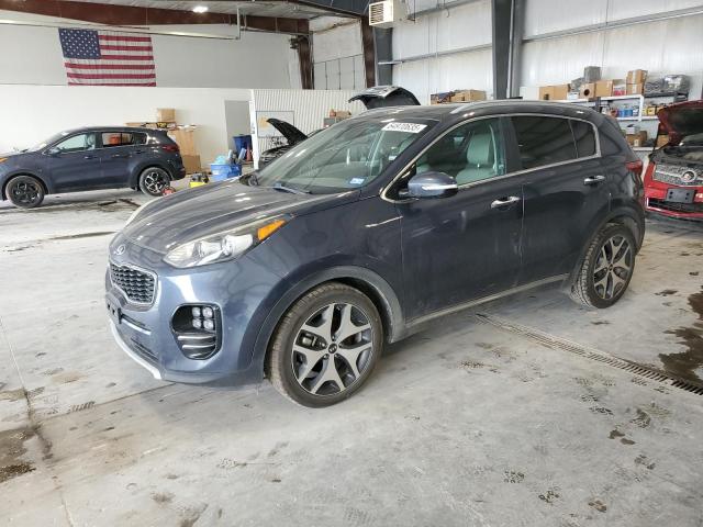  KIA SPORTAGE 2017 Синий