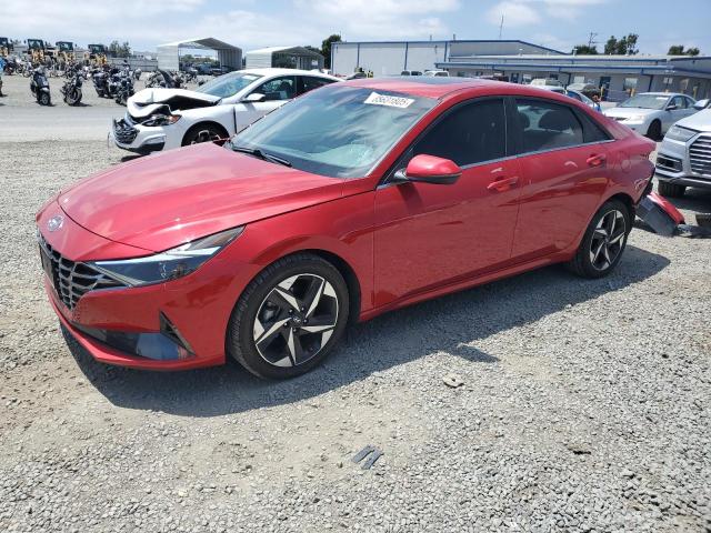  HYUNDAI ELANTRA 2021 Red